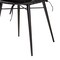 Baxton Studio Ballerina Modern Bohemian Black Finished Rattan and Metal 2-Piece Dining Chair Set, PR 231-2PC-12823-ZORO - alternate 8